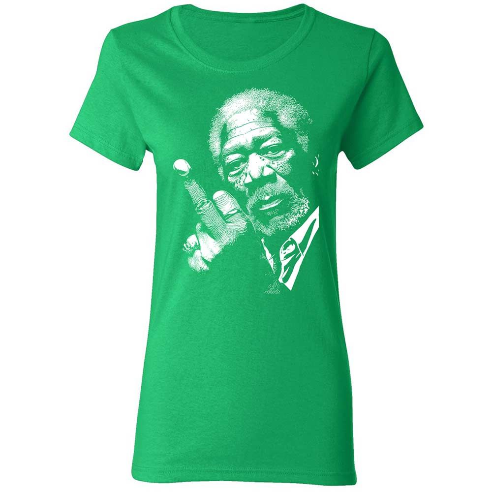 Morgan Freeman middle finger - Irish Green - 7
