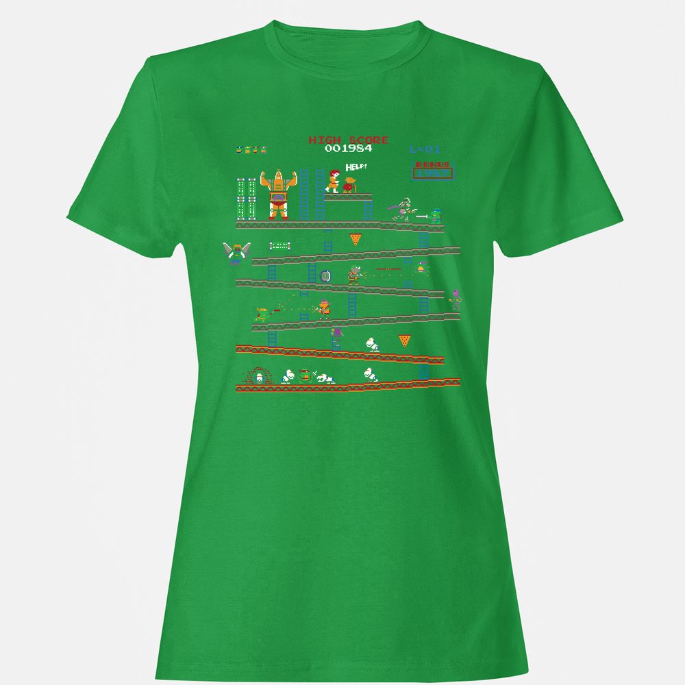 Women's T-Shirt - T6WDX61D - Irish Green - 7