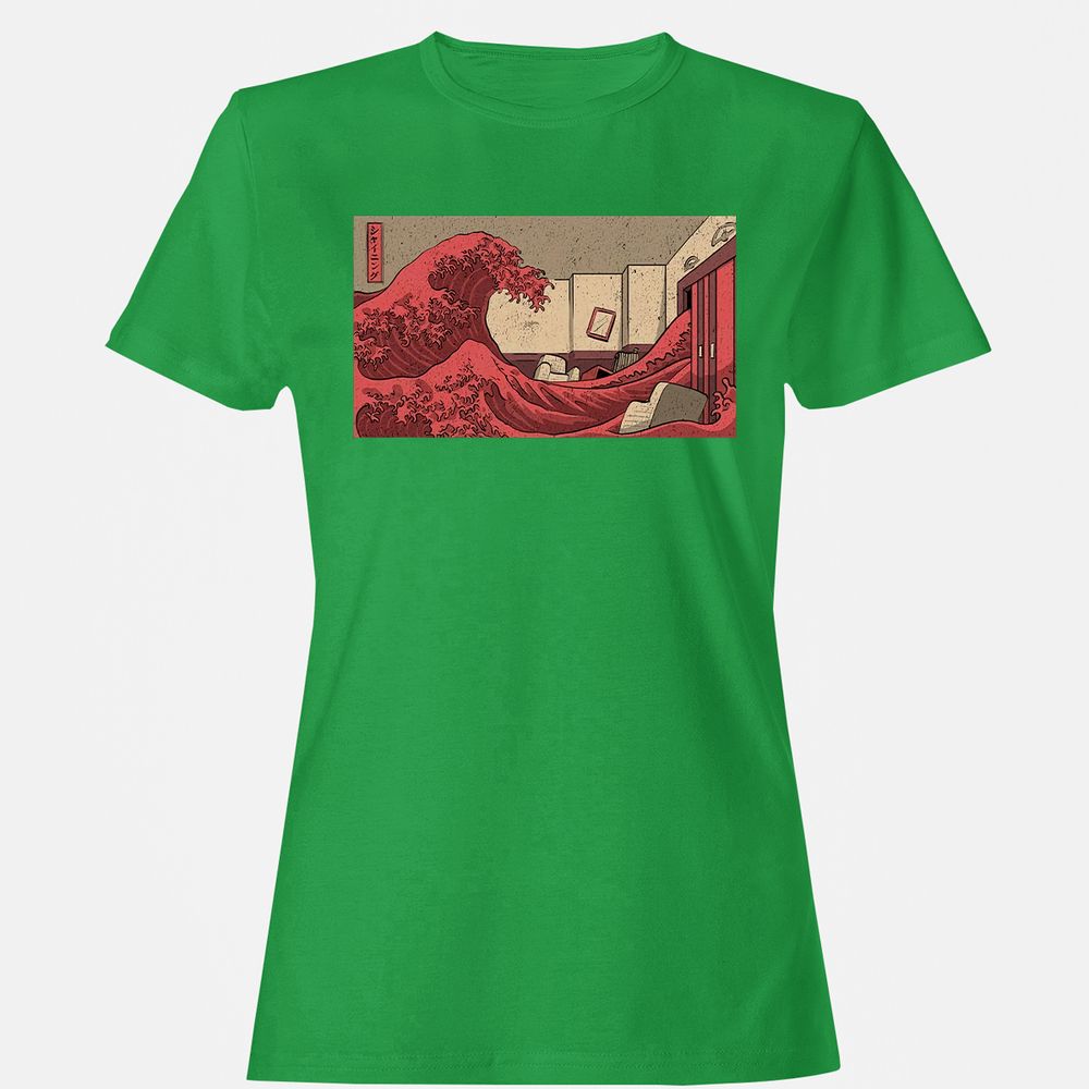 Women's T-Shirt - QAE655DL - Irish Green - 7