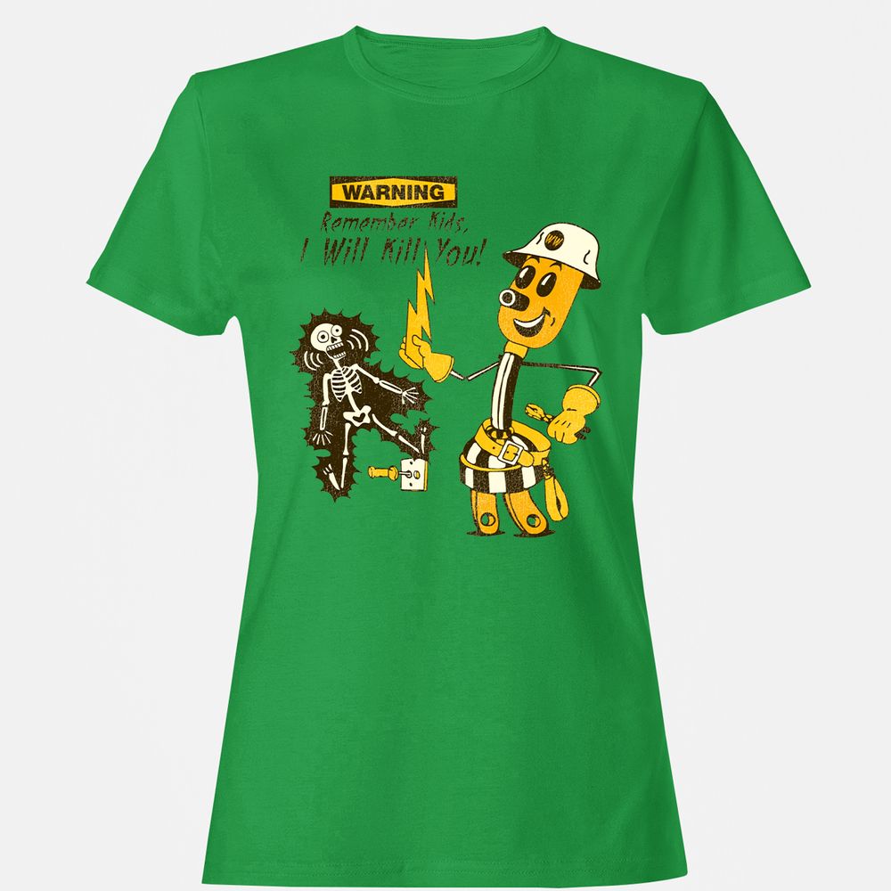 Women's T-Shirt - 1YKHXSP2 - Irish Green - 7