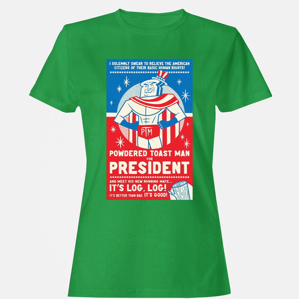 Women's T-Shirt - LVU3AWYQ - Irish Green - 7