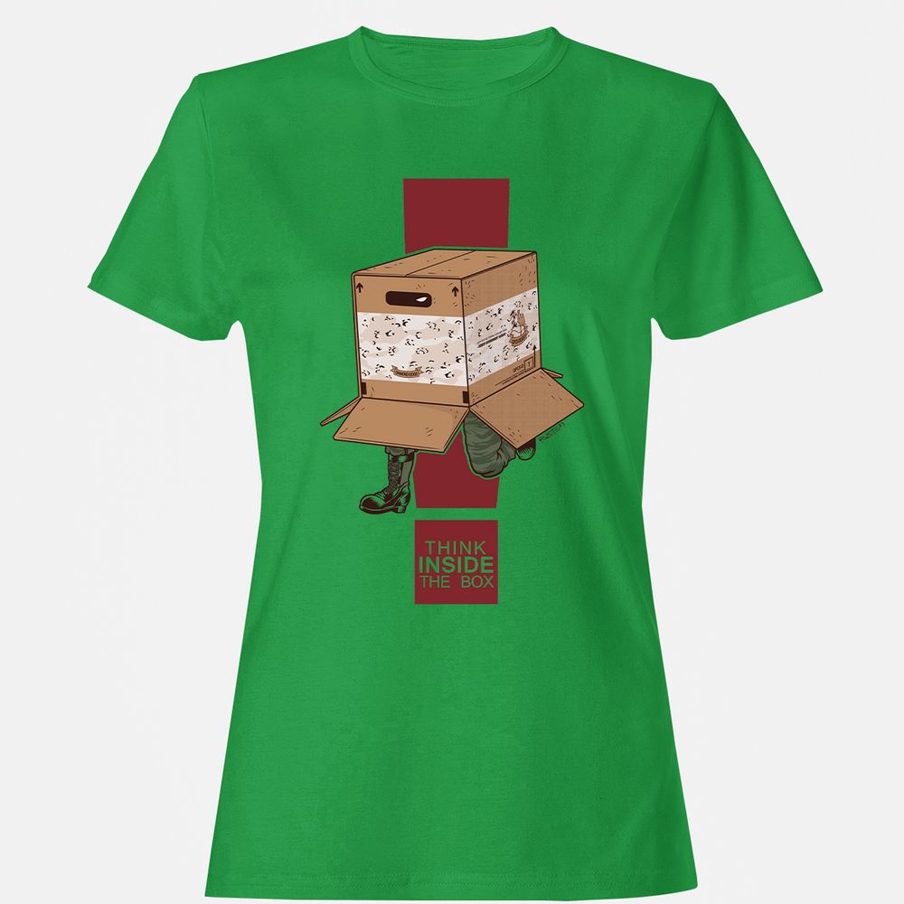 Women's T-Shirt - 8GAHCQYN - Irish Green - 7