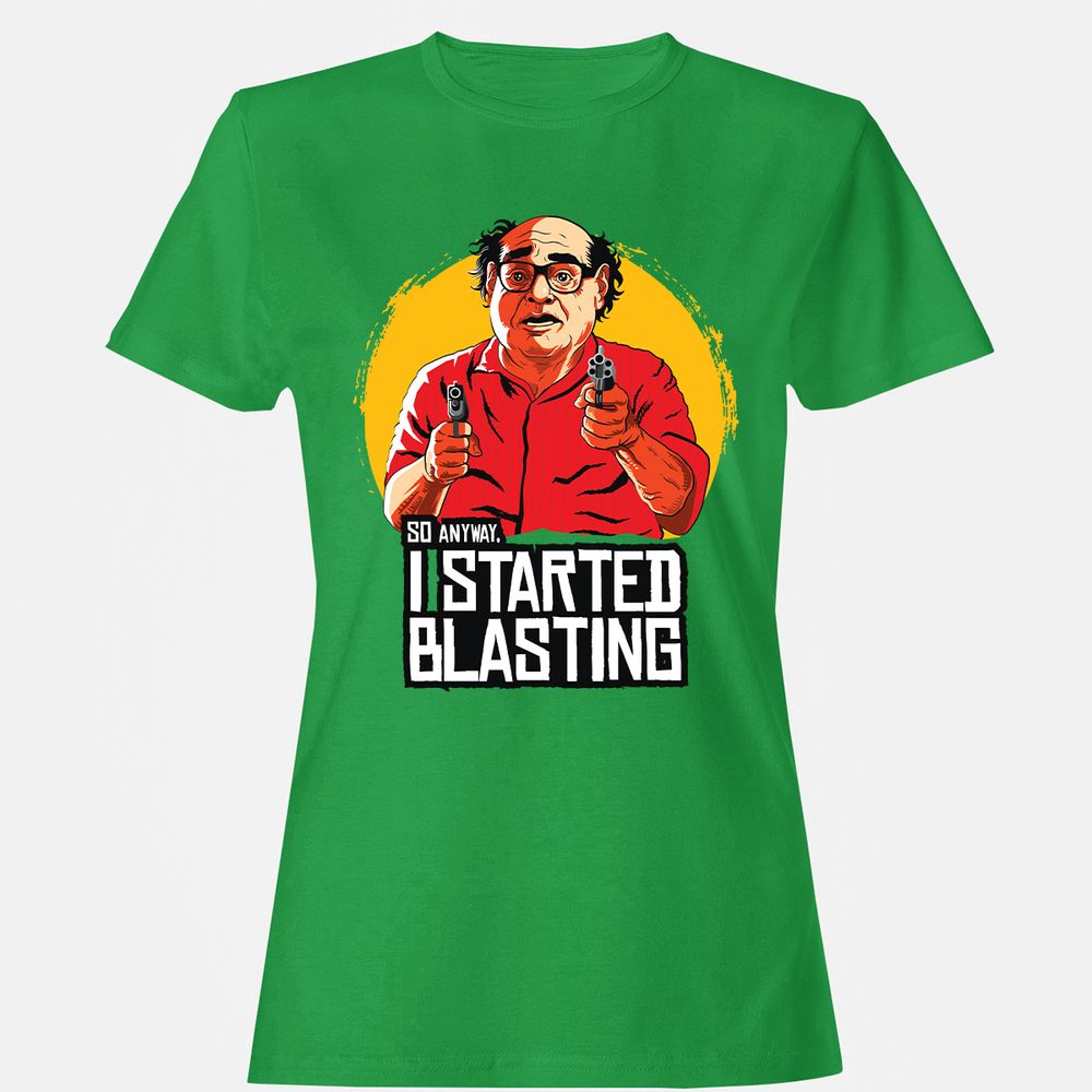 Women's T-Shirt - TSWDSLF4 - Irish Green - 7