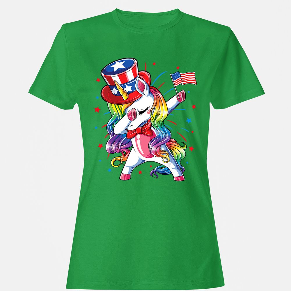 Women's T-Shirt - CSPVUAT5 - Irish Green - 7