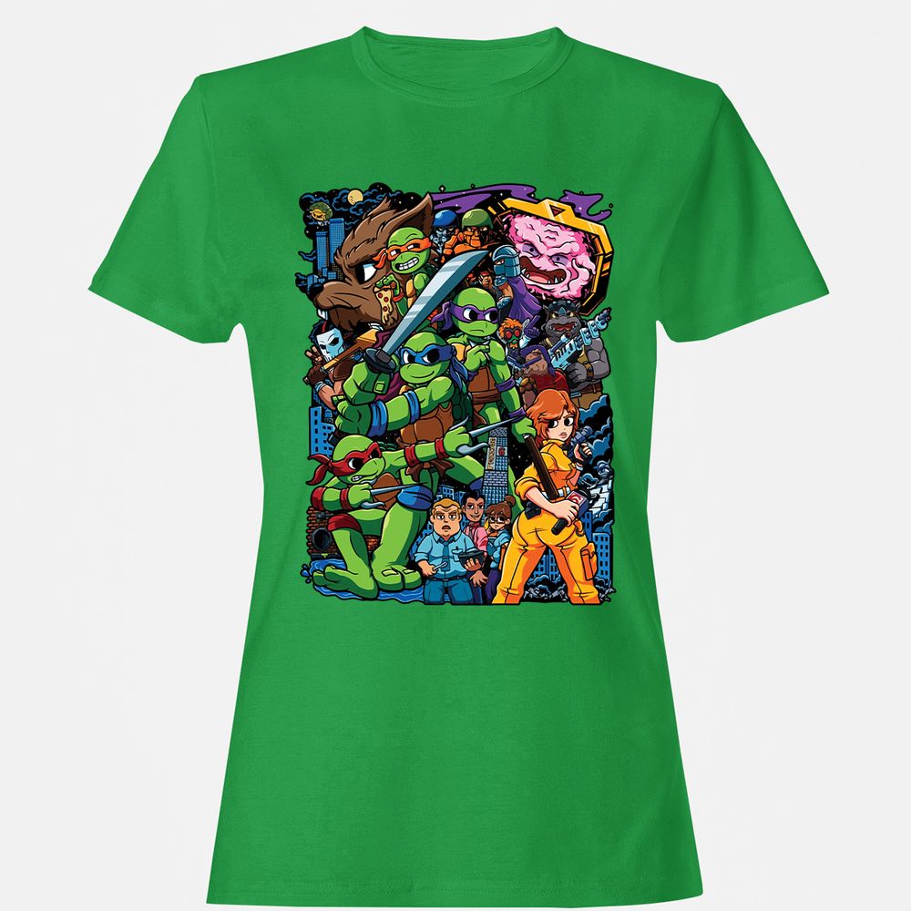 Women's T-Shirt - B22DASM8 - Irish Green - 7