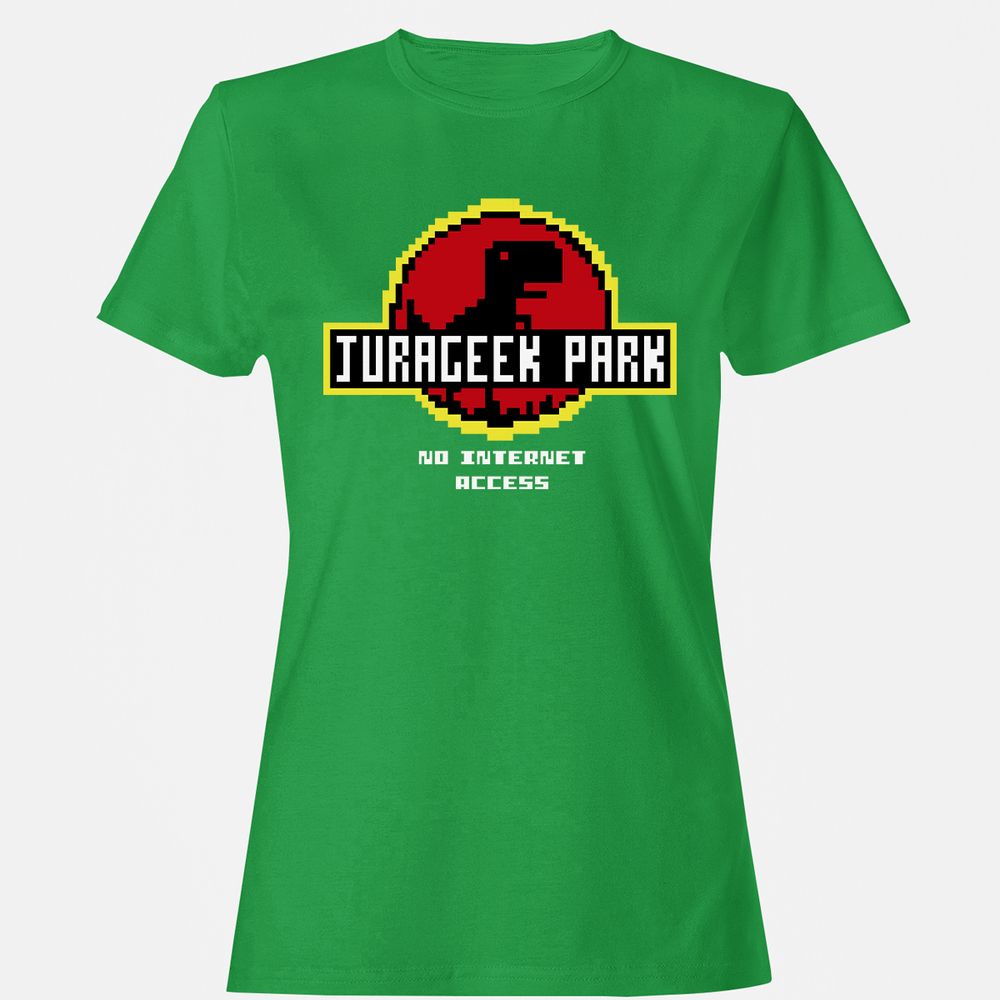 Women's T-Shirt - QYYFW99U - Irish Green - 7