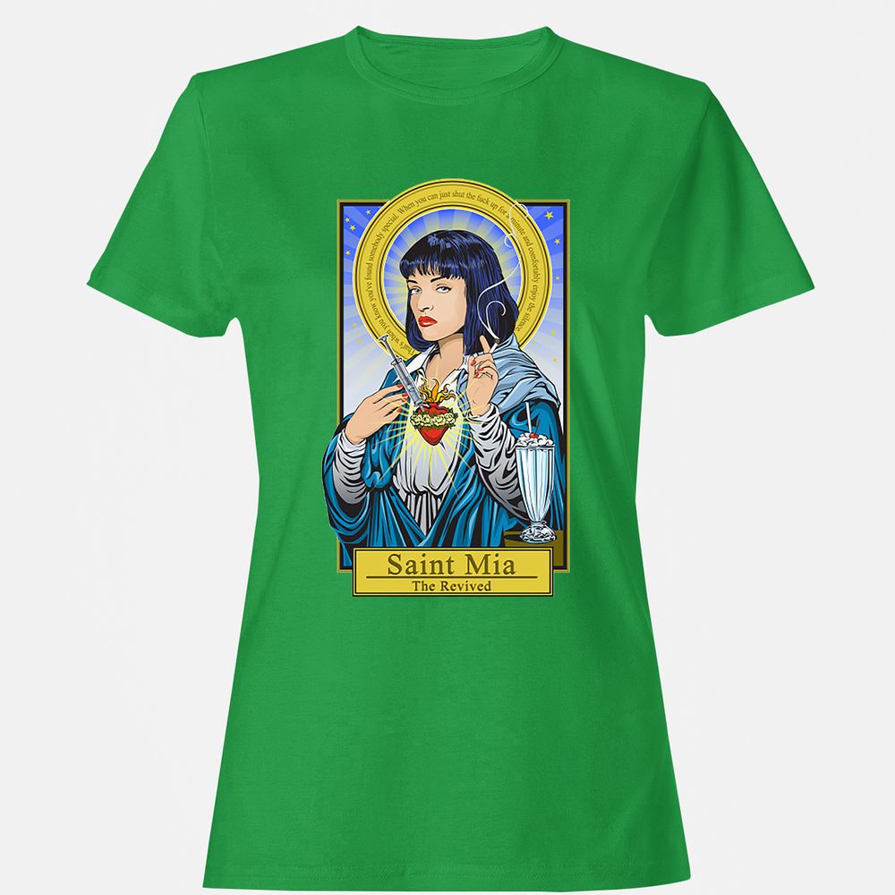Women's T-Shirt - H87JDKXL - Irish Green - 7