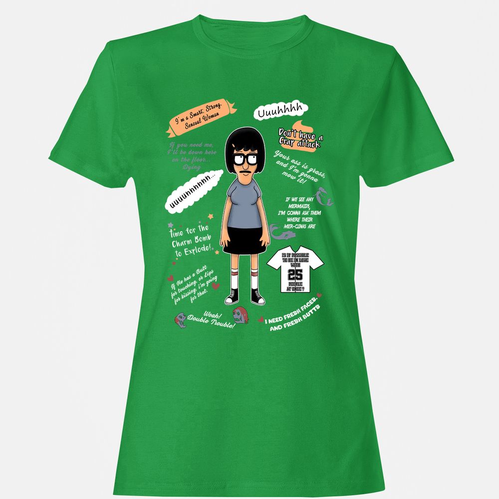 Women's T-Shirt - 8AUPW9M6 - Irish Green - 7