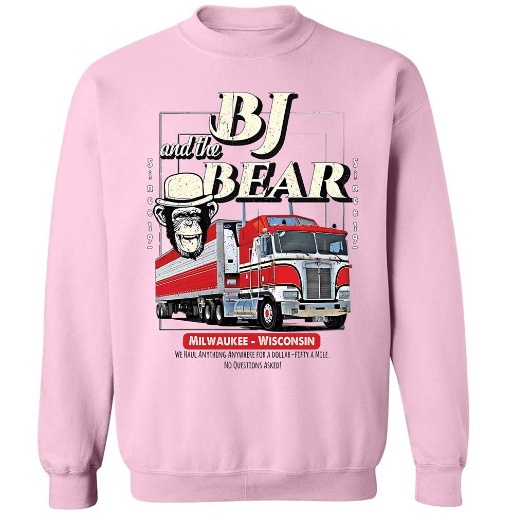 Classic Unisex Sweatshirt - BJEH7UV8 - Light Pink - 7