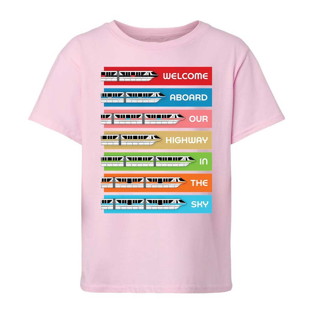 Kids T-Shirt - Black - Light Pink - 7