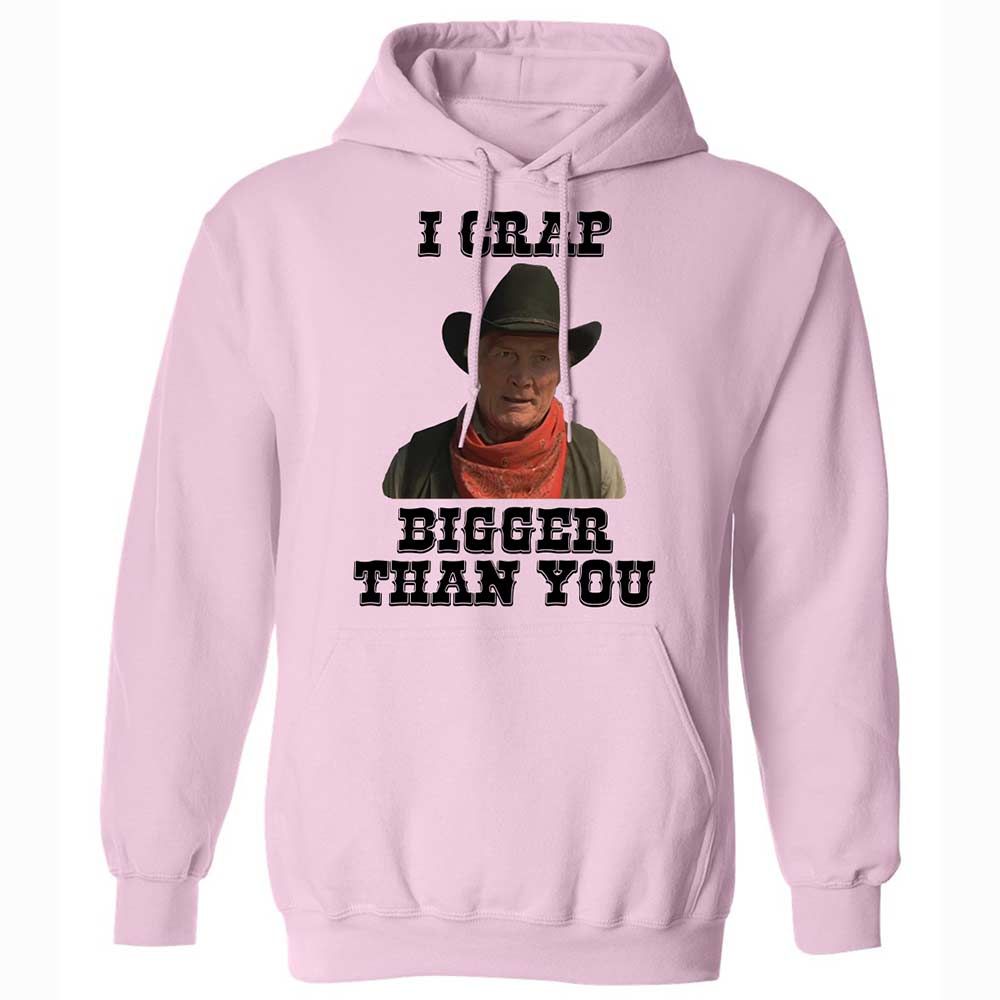 I Crap Bigger Than You - Light Pink - 7