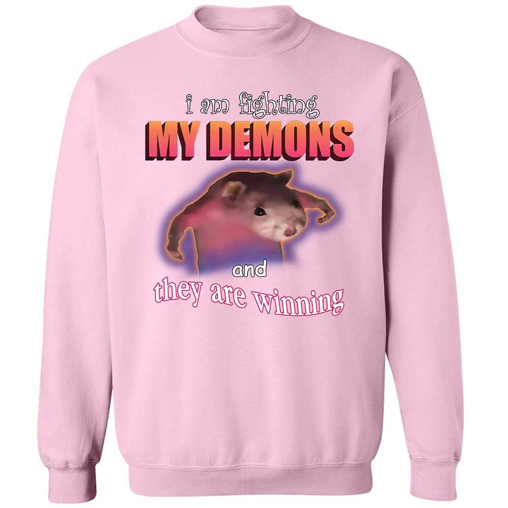 I'm fighting my demons - Light Pink - 7