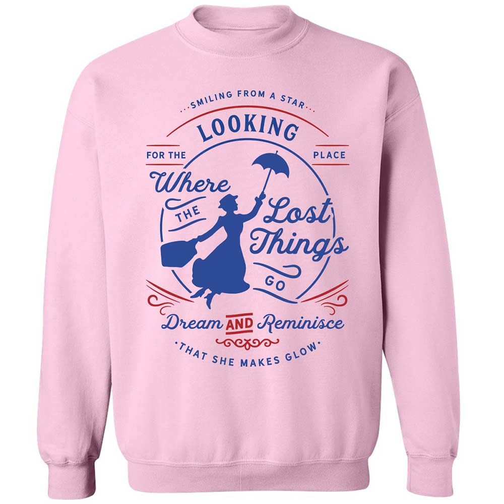 Classic Unisex Sweatshirt - YL8UM82D - Light Pink - 7