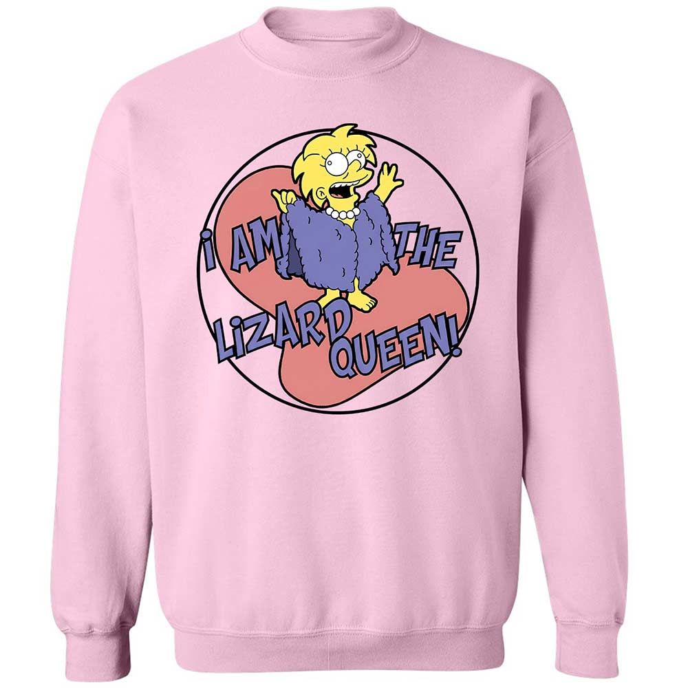 I am the Lizard Queen - Light Pink - 7