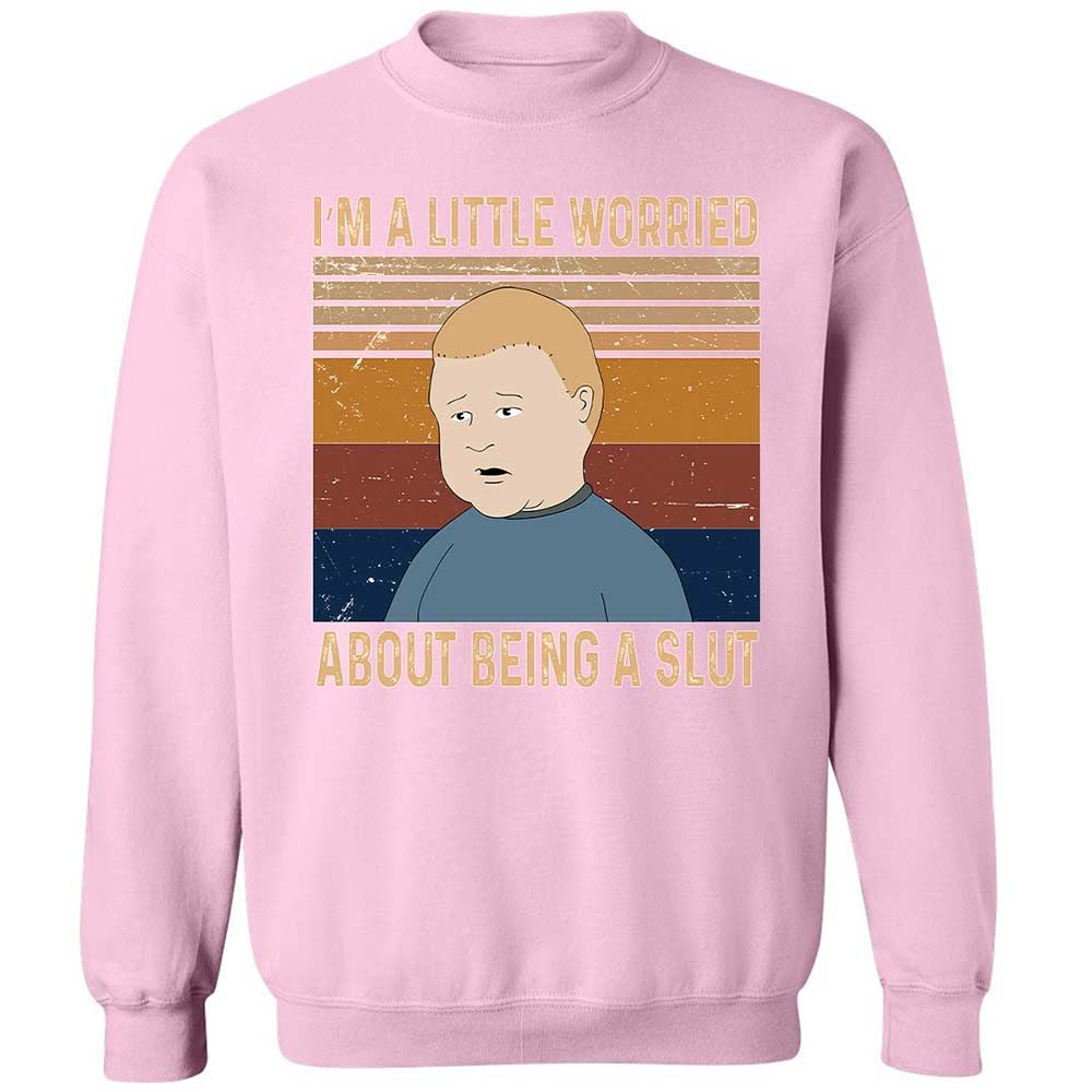 I'm a Little Worried About Being a Slut - Light Pink - 7