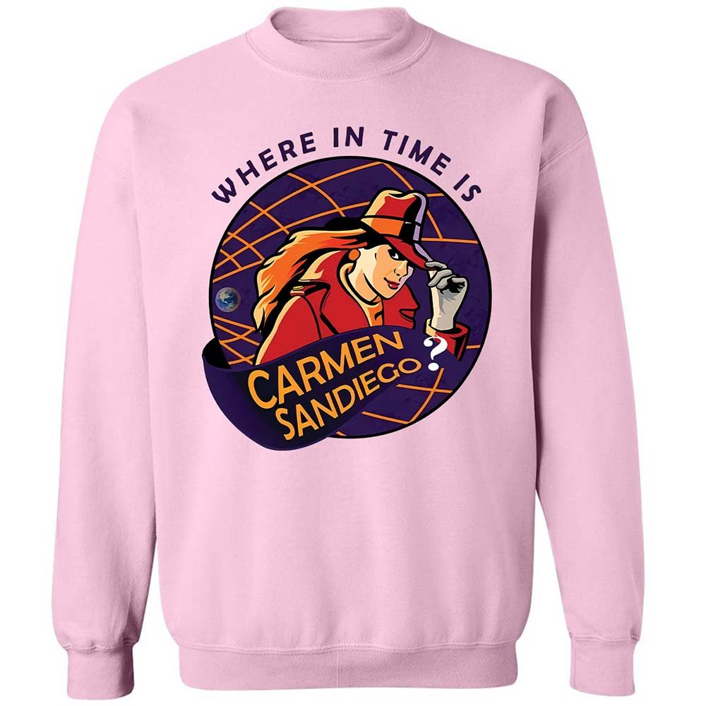 Where in Time Is Carmen Sandiego - Light Pink - 7