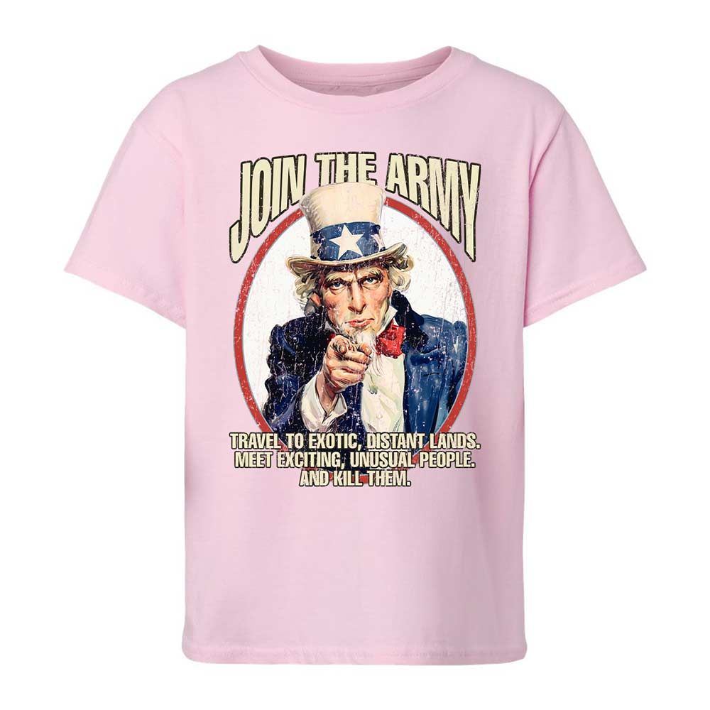 Join The Army - Light Pink - 7