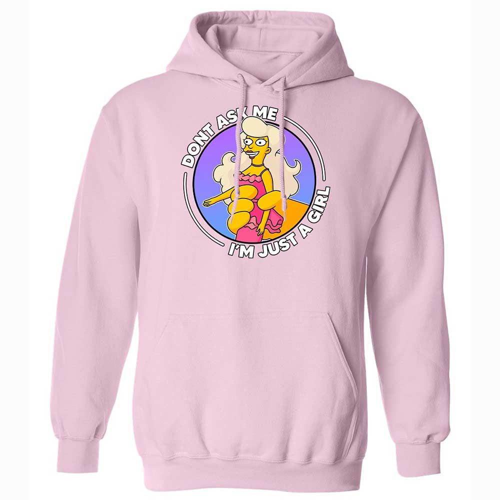 Don't Ask Me I'm Just A Girl - Light Pink - 7