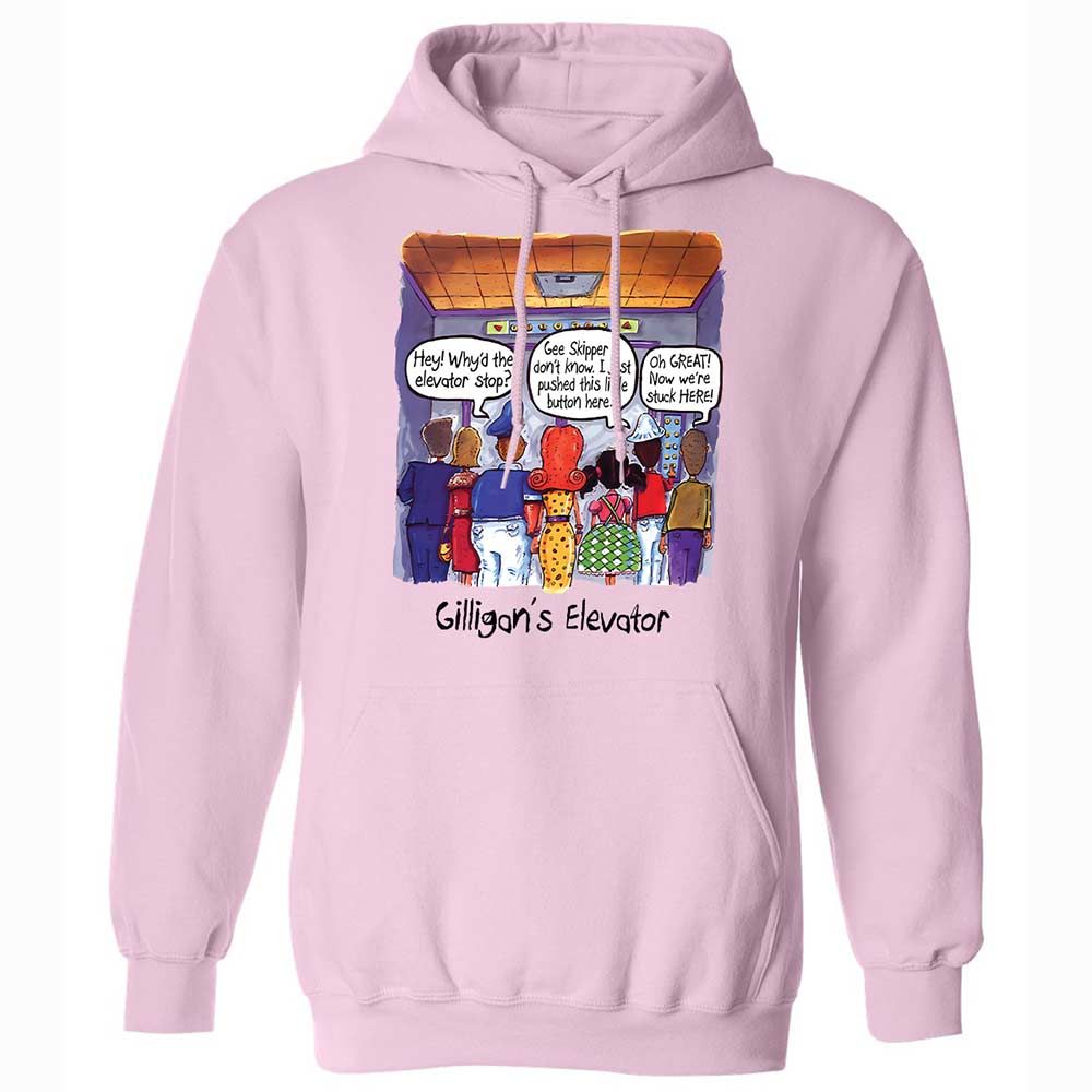 Classic Unisex Hoodie - UXXTQTVH - Light Pink - 7
