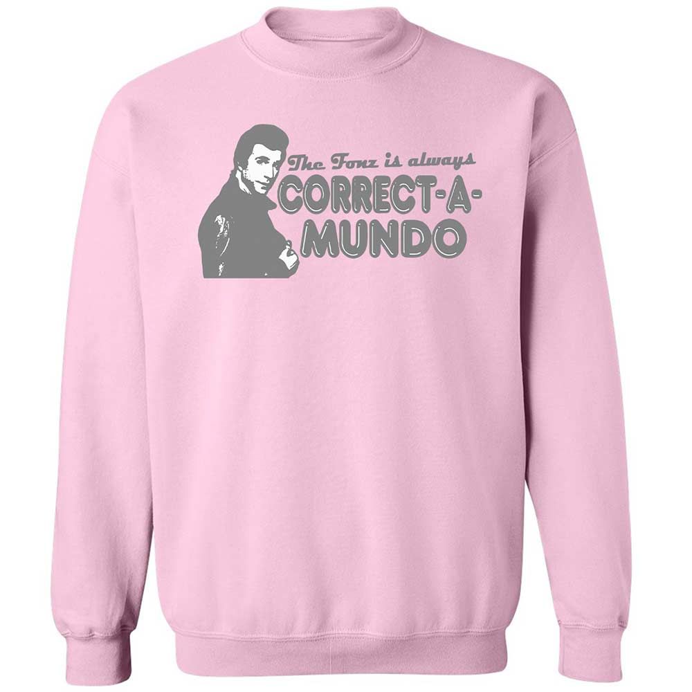 Classic Unisex Sweatshirt - XRXD5VDW - Light Pink - 7