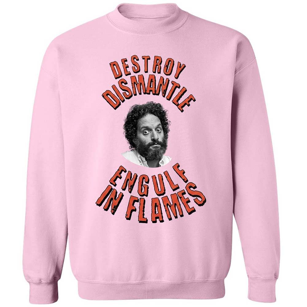 Destroy, Dismantle, Engulf in Flames - Light Pink - 7