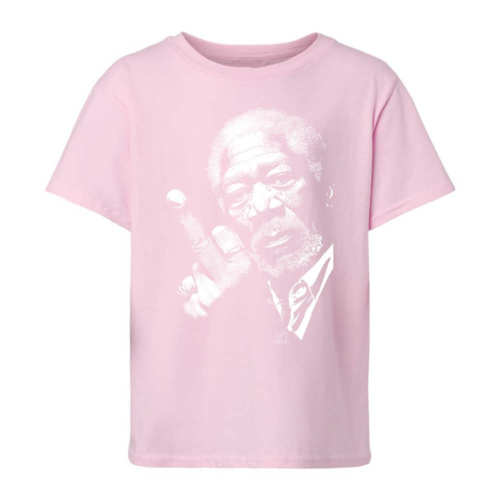 Morgan Freeman middle finger - Light Pink - 7