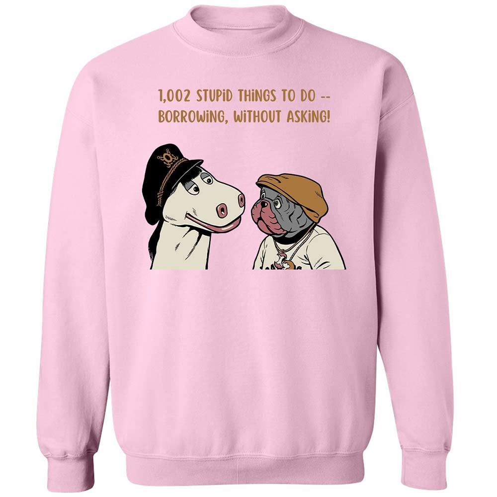 Classic Unisex Sweatshirt - 5D7UQFTZ - Light Pink - 7