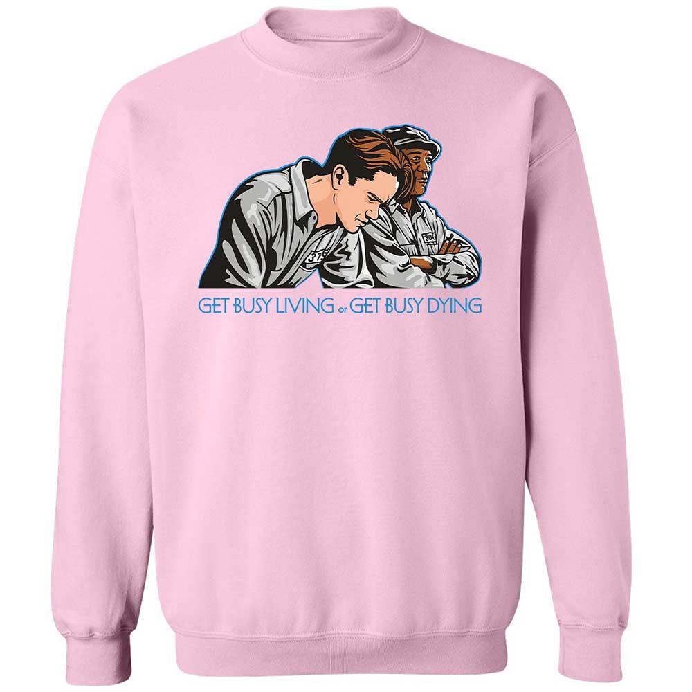 Get Busy Living - Light Pink - 7