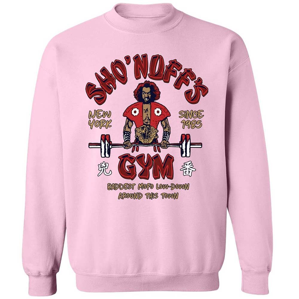 Sho'nuff's Gym - Light Pink - 7