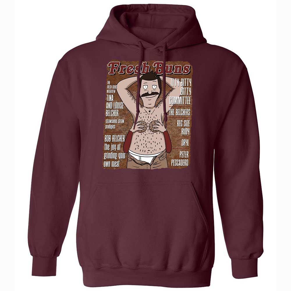 Classic Unisex Hoodie - T443N8KH - Maroon - 7