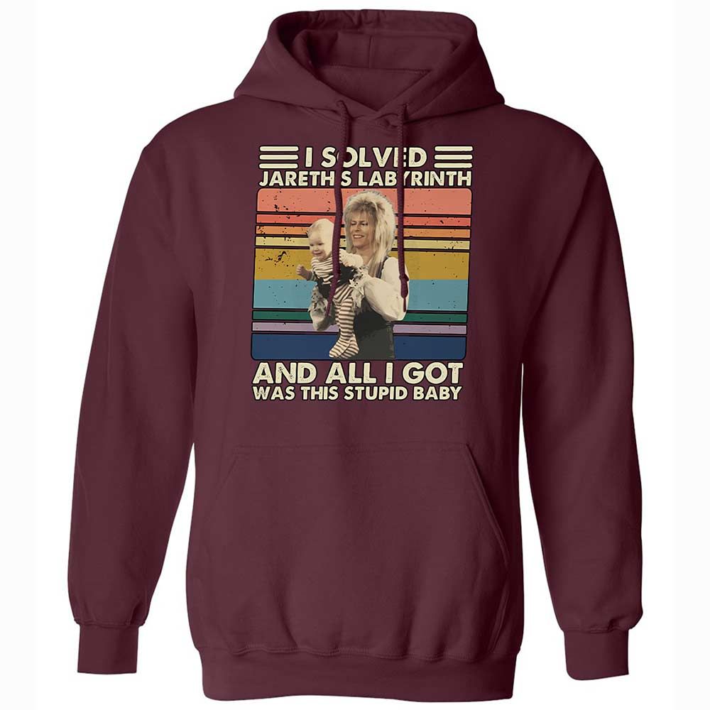 Classic Unisex Hoodie - HTBTVYAU - Maroon - 7