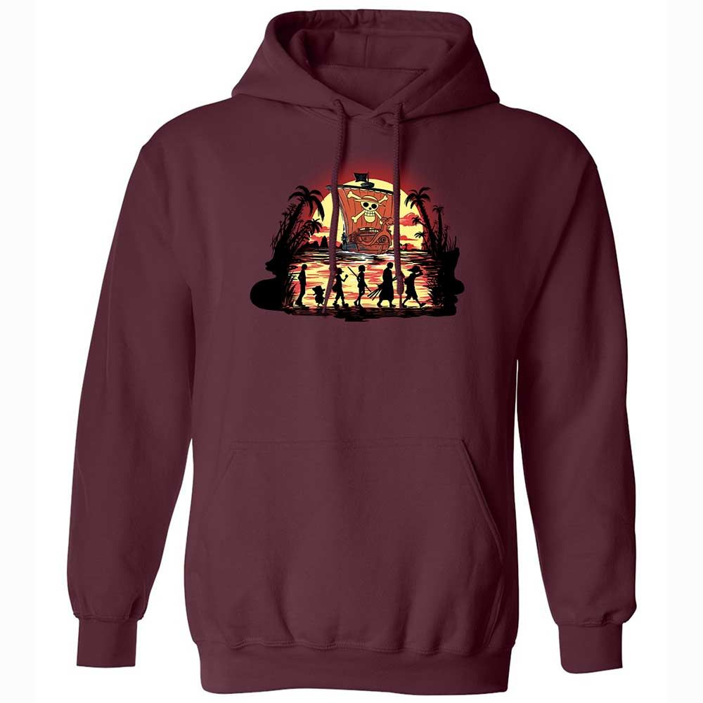 Classic Unisex Hoodie - MV4M8LJ4 - Maroon - 7