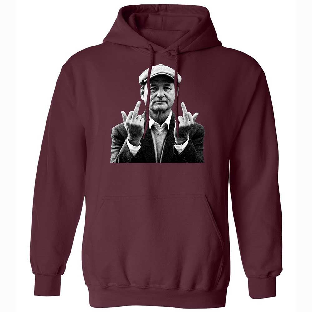 Bill Murray Middle Finger - Maroon - 7