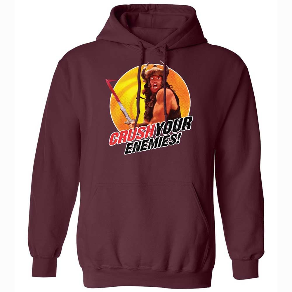 Classic Unisex Hoodie - 2M9FG7D6 - Maroon - 7