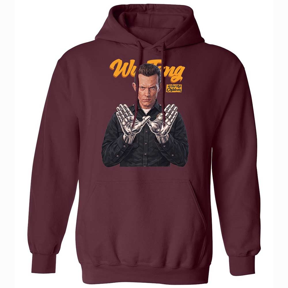 Classic Unisex Hoodie - Black - Maroon - 7