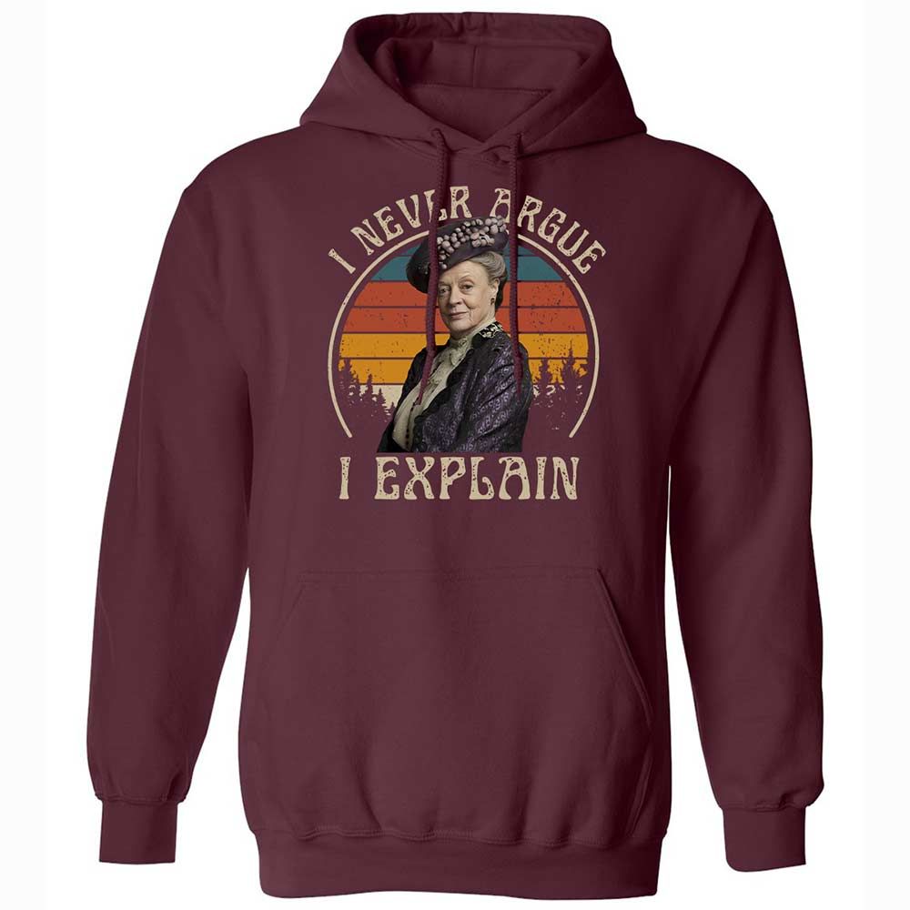 Classic Unisex Hoodie - 5Y93J1M9 - Maroon - 7