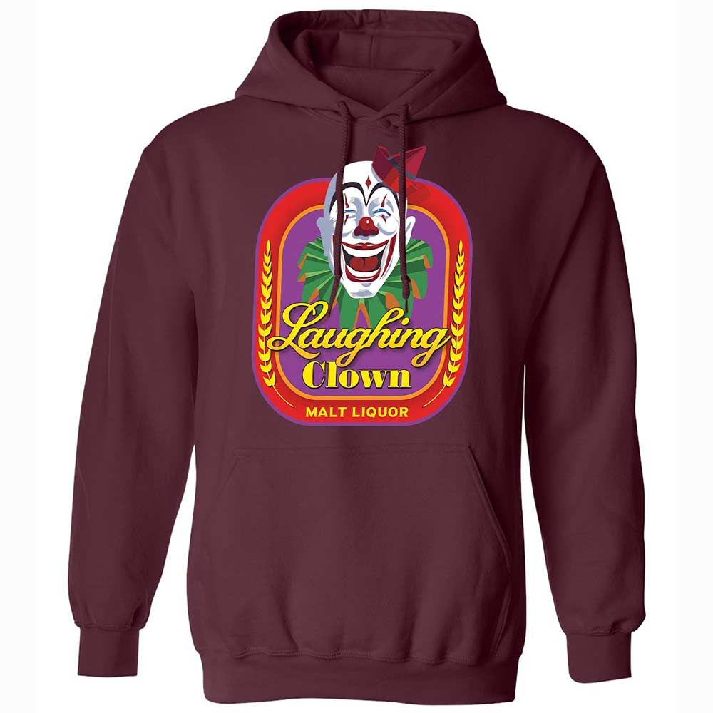 Laughing Clown Malt Liquor - Maroon - 7
