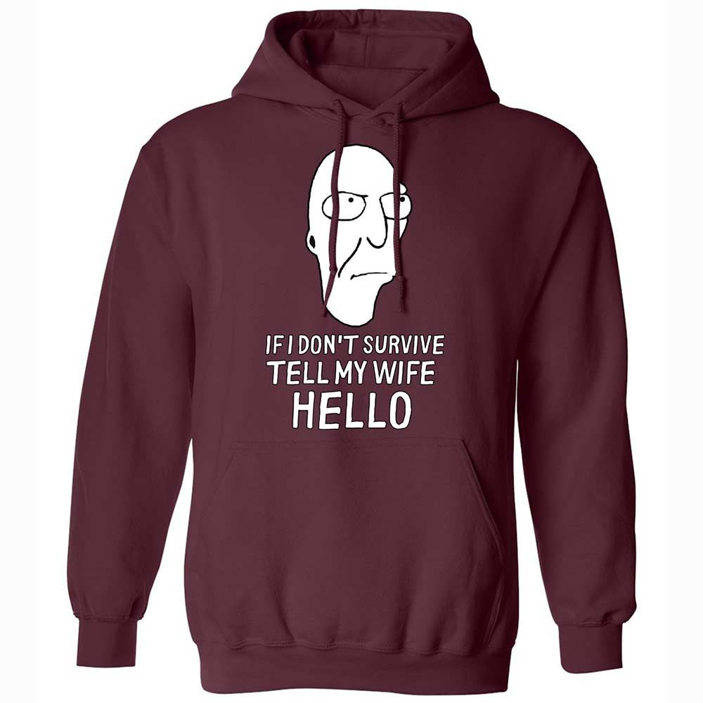 Classic Unisex Hoodie - W5TW3BPL - Maroon - 7