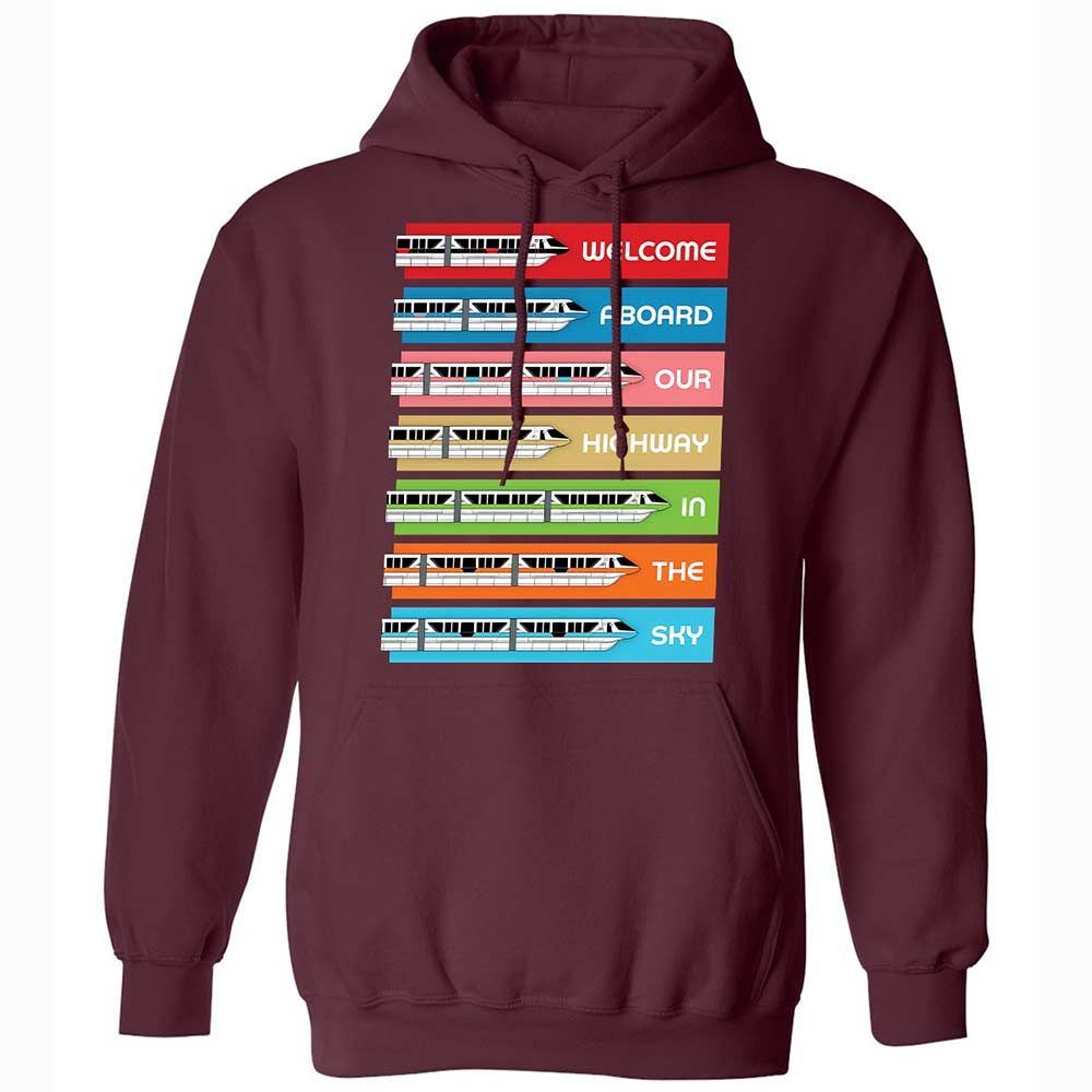 Classic Unisex Hoodie - Black - Maroon - 7