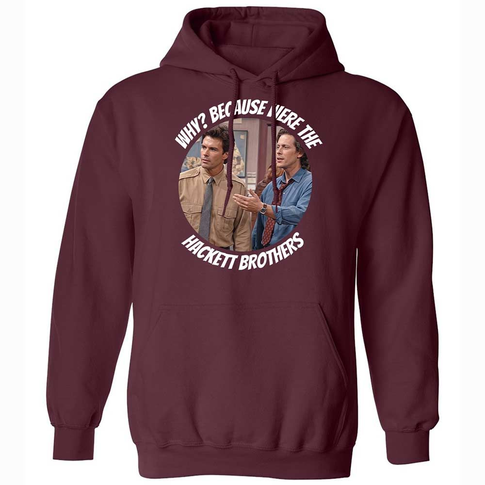 Classic Unisex Hoodie - R7X5J357 - Maroon - 7