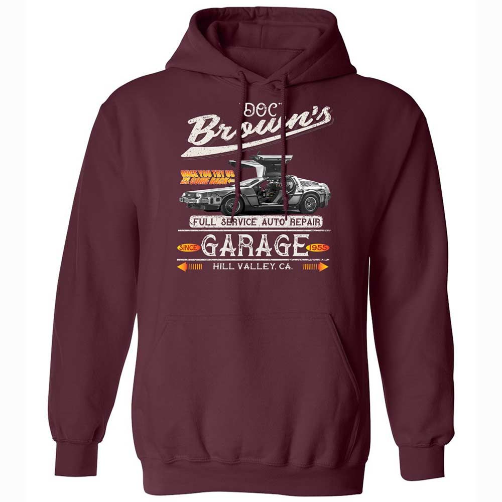 Classic Unisex Hoodie - 4R1Q3J2U - Maroon - 7