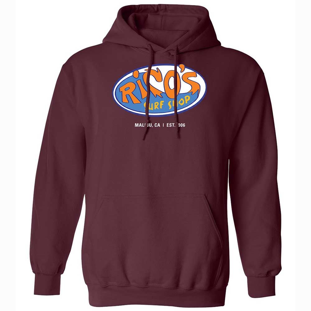 Rico's Surf Shop - Maroon - 7