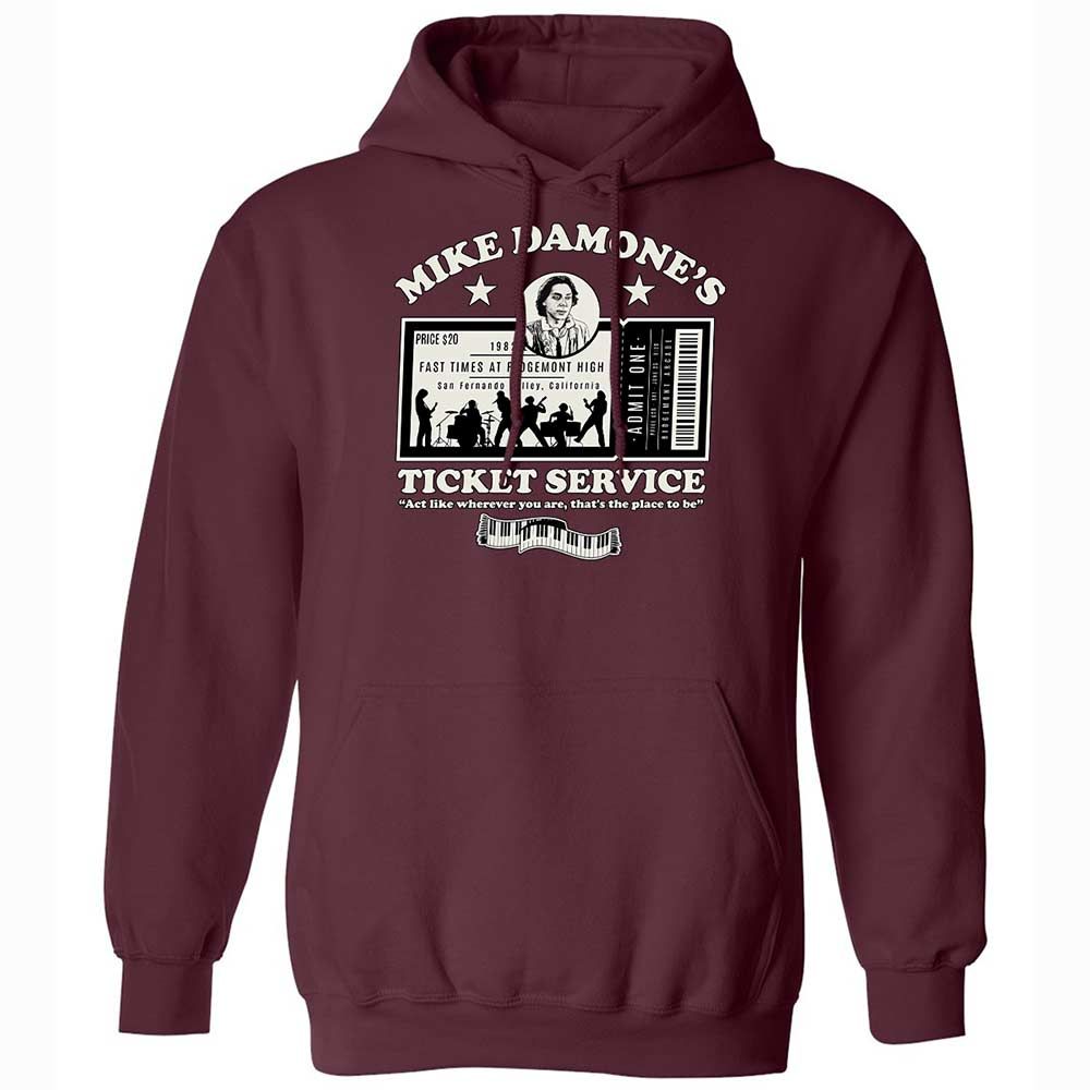 Damone's Ticket Service - Maroon - 7