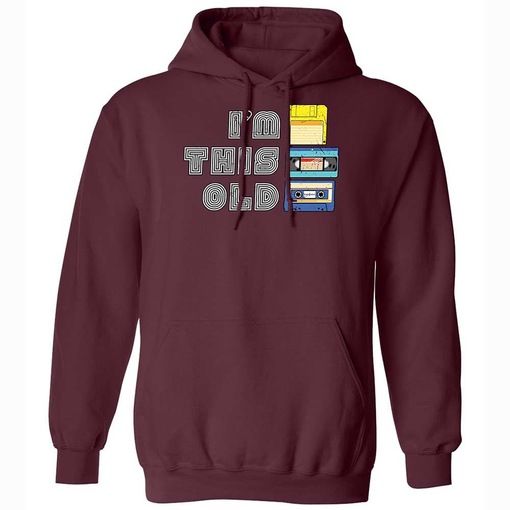 Classic Unisex Hoodie - Black - Maroon - 7