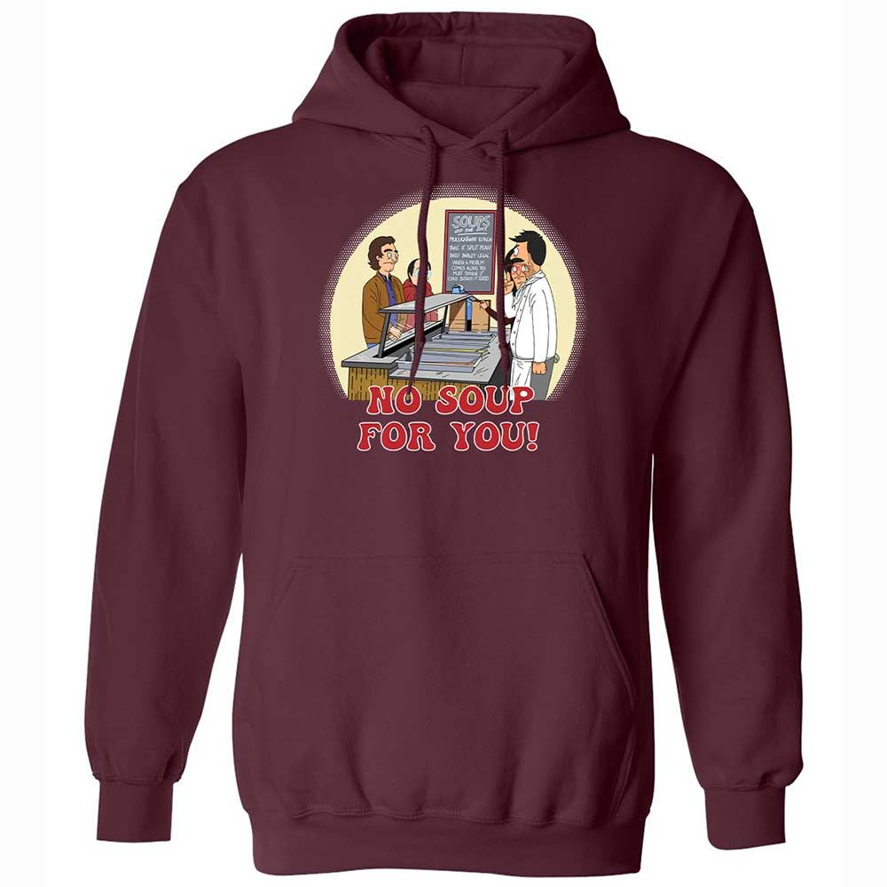 Classic Unisex Hoodie - 2UDLKC23 - Maroon - 7