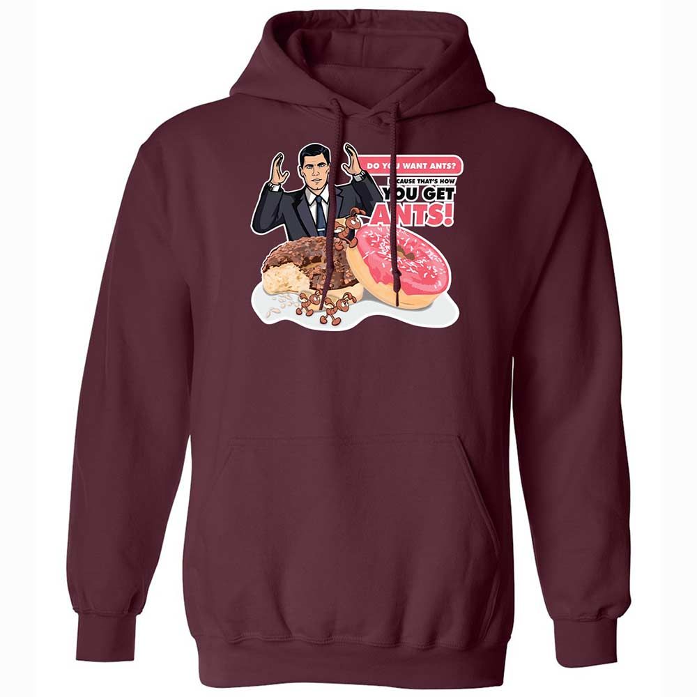 Do you want ants - Maroon - 7