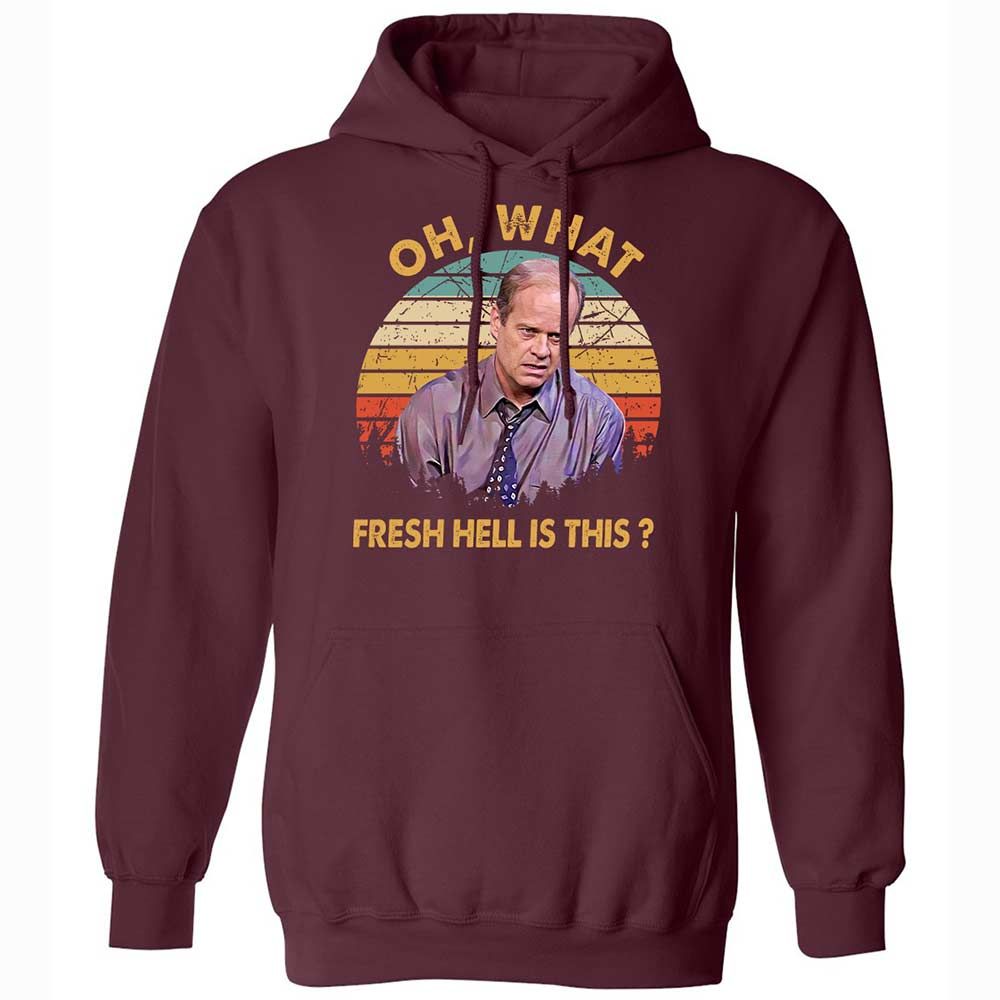 Oh What Fresh Hell Is This - Maroon - 7