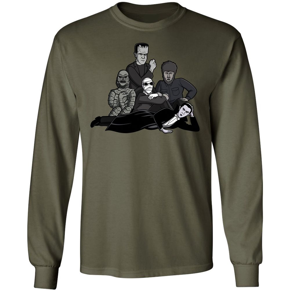 Long Sleeve T-Shirt - 1MS2AMZ5 - Military Green - 7