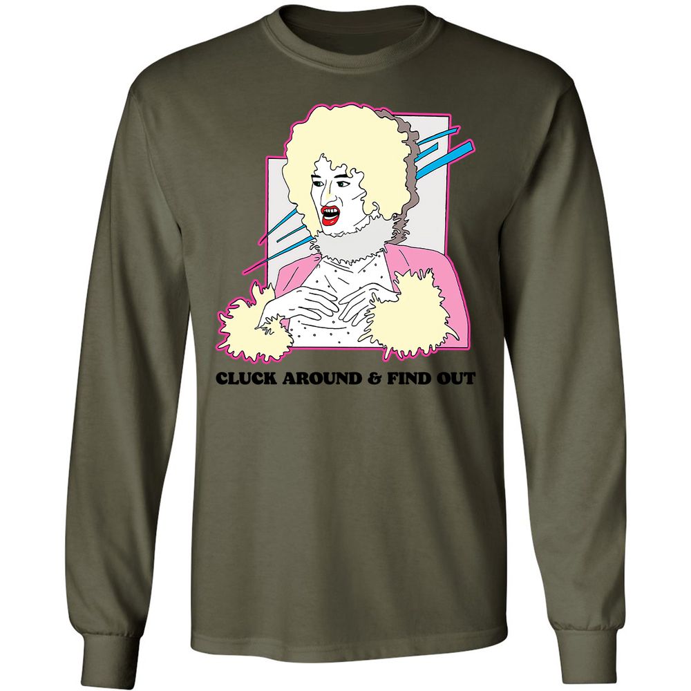 Long Sleeve T-Shirt - 4TNBMZRL - Military Green - 7