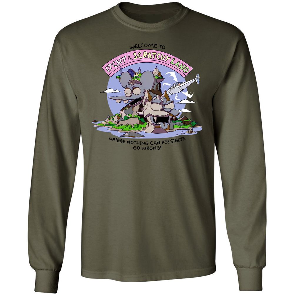 Long Sleeve T-Shirt - 8DS25QPC - Military Green - 7